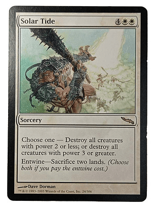 Carta Magic Solar Tide [mirrodin] Mtg Sorcery