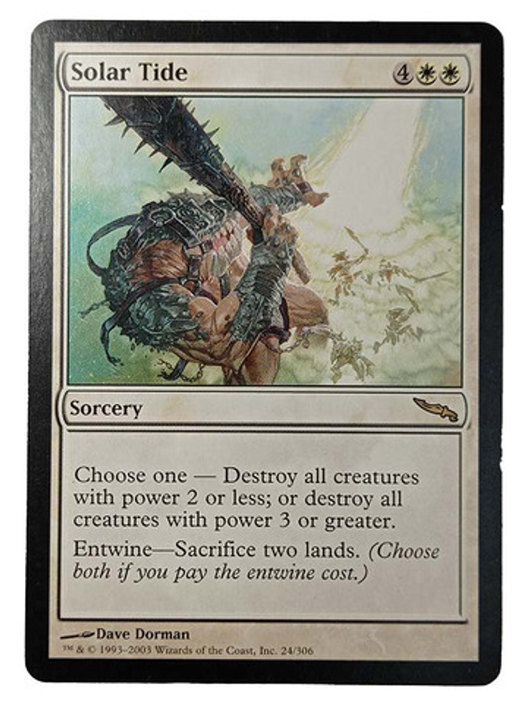Carta Magic Solar Tide [mirrodin] Mtg Sorcery 1