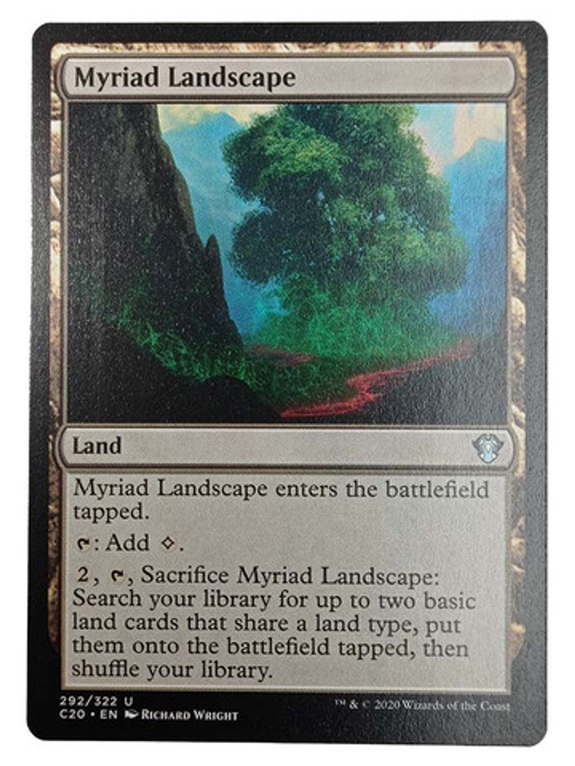 Carta Magic Myriad Landscape [c20] Mtg Land 1