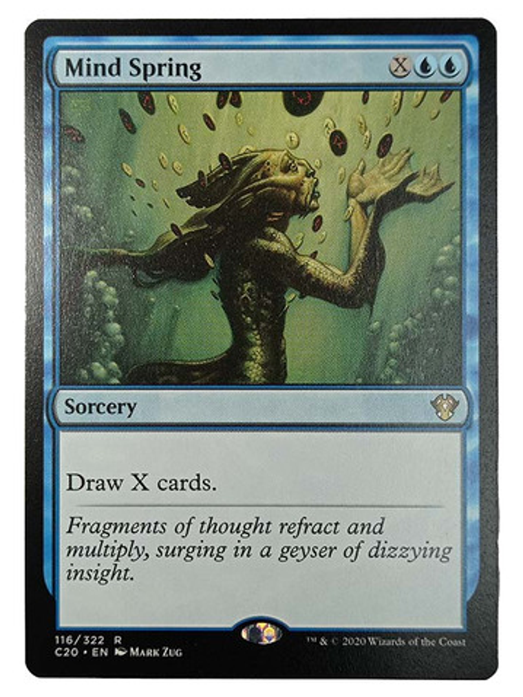 Carta Magic Mind Spring [c20] Mtg Sorcery 1