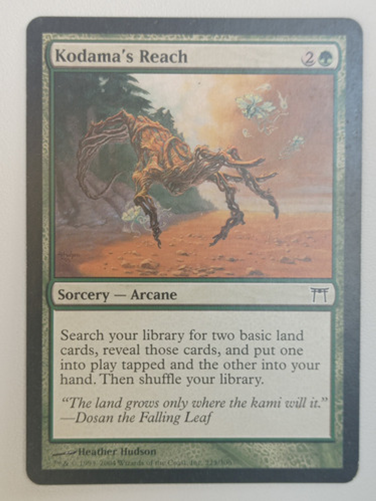 Carta Magic Kodama's Reach [champions Kamigawa] Mtg Sorcery 1