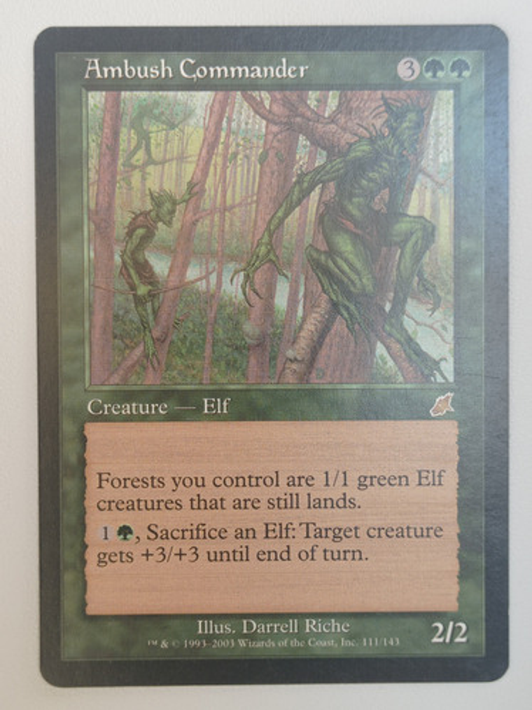 Carta Magic Ambush Commander [scourge] Mtg Elf 1