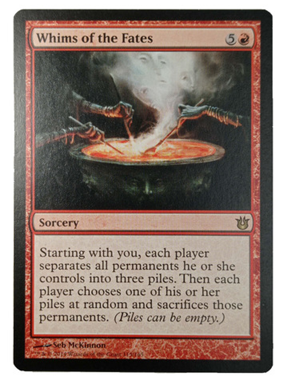 Carta Magic Whims Of The Fates [born Gods] Mtg Sorcery 1