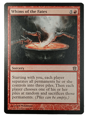Carta Magic Whims Of The Fates [born Gods] Mtg Sorcery