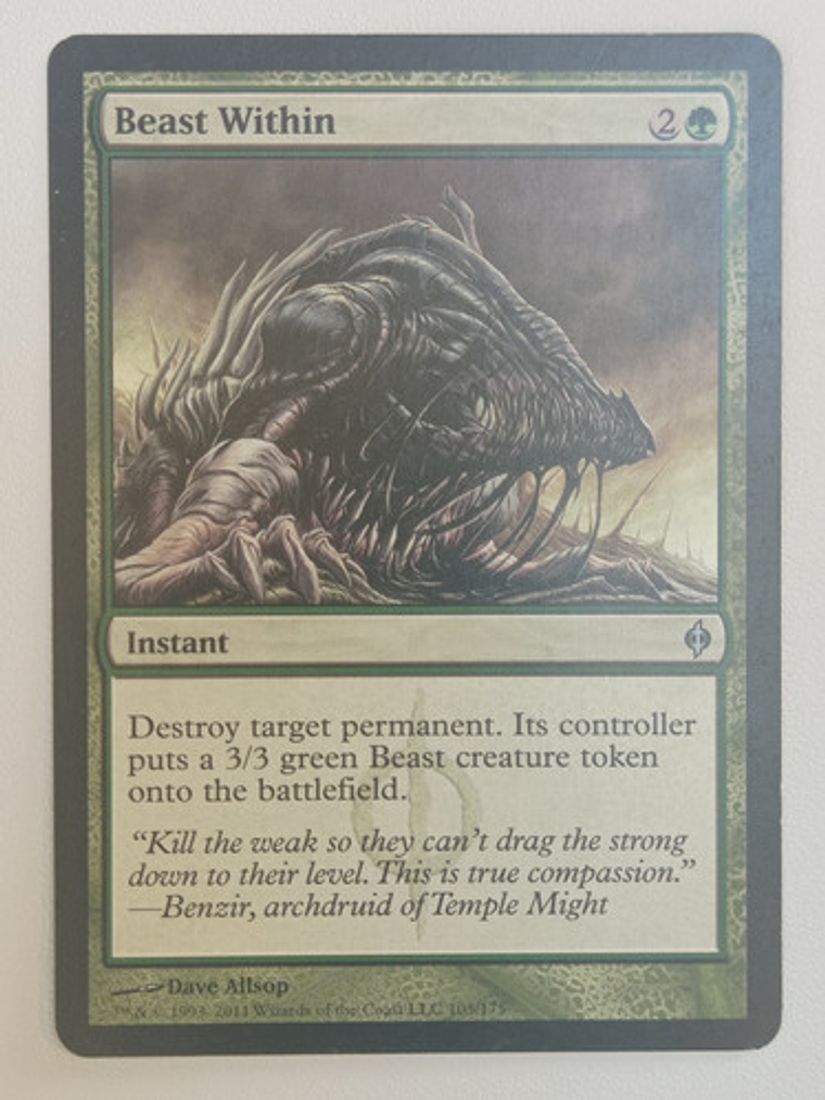 Carta Magic Beast Within [new Phyrexia] Mtg Instant 1