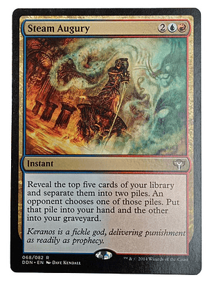 Carta Magic Steam Augury [speed V Cunning] Mtg Instant
