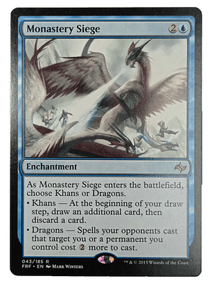 Carta Magic Monastery Siege [fate Reforged] Mtg Enchantment