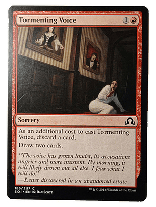 Carta Magic Tormenting Voice [innistrad] Mtg Sorcery