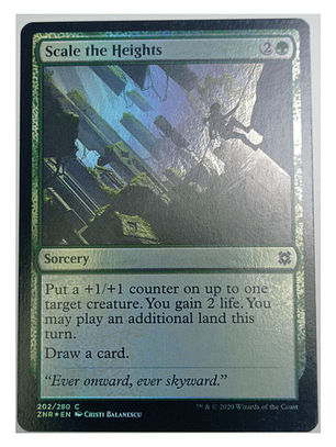 Carta Magic Scale The Heights (foil) [zendikar] Mtg Sorcery