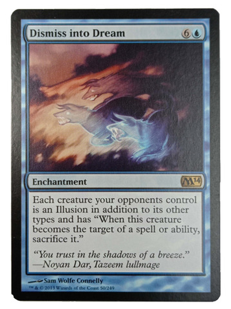Carta Magic Dismiss Into Dream [m14] Mtg Enchantment 1