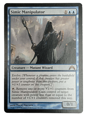 Carta Magic Simic Manipulator [gatecrash] Mtg Wizard