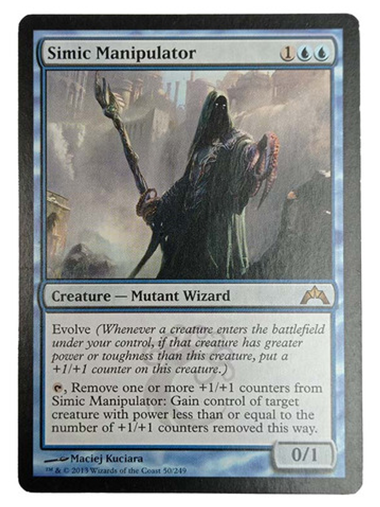 Carta Magic Simic Manipulator [gatecrash] Mtg Wizard 1
