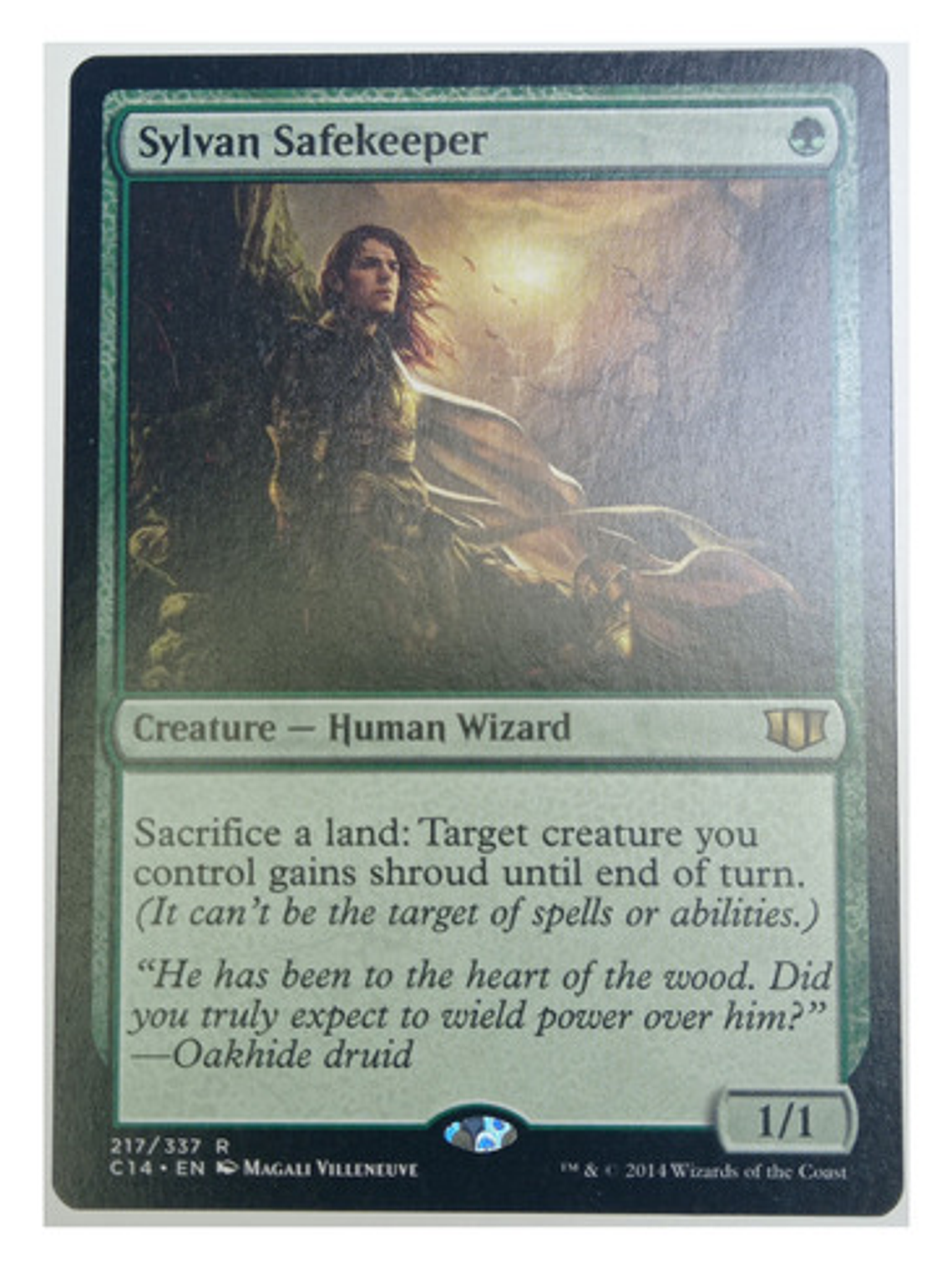 Carta Magic Sylvan Safekeeper [c14] Mtg Wizard 1