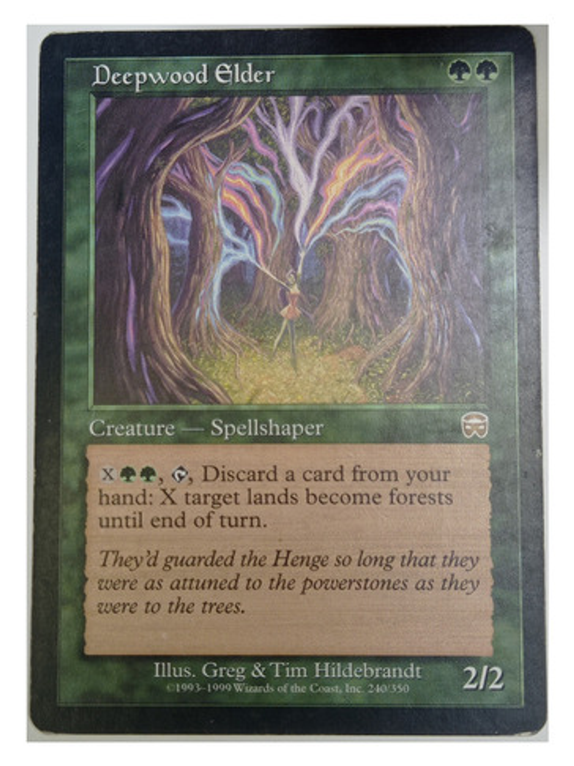 Carta Magic Deepwood Elder [mercadian] Mtg Creature 1