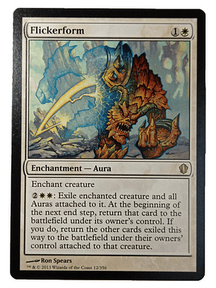 Carta Magic Flickerform [c13] Mtg Enchantment