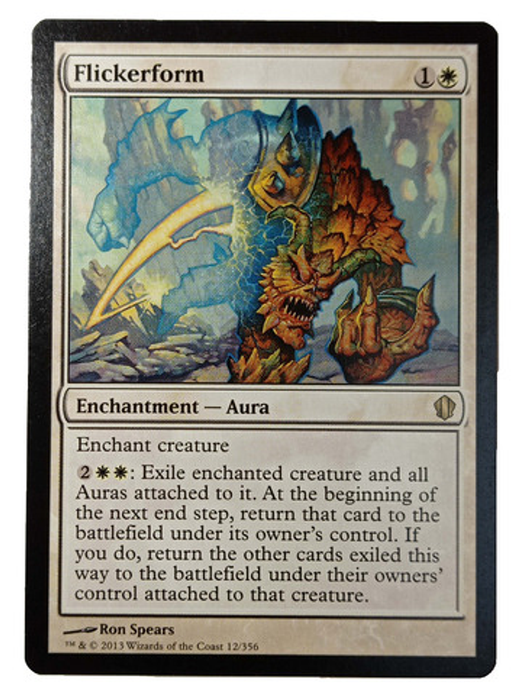 Carta Magic Flickerform [c13] Mtg Enchantment 1