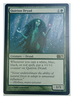 Carta Magic Quirion Dryad [m13] Mtg Creature
