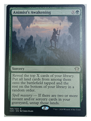 Carta Magic Animist's Awakening [c20] Mtg Sorcery