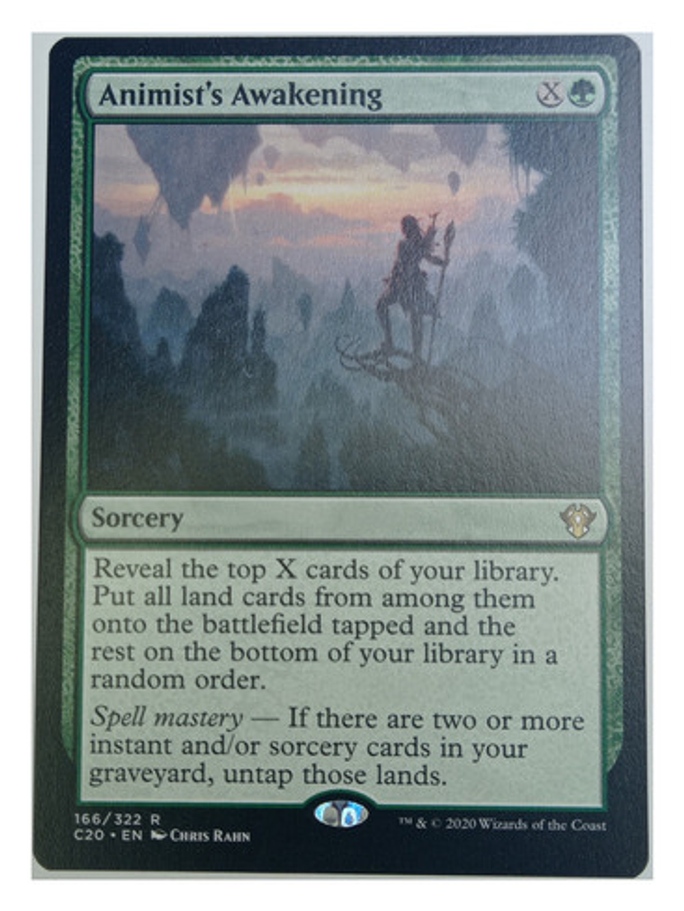 Carta Magic Animist's Awakening [c20] Mtg Sorcery 1