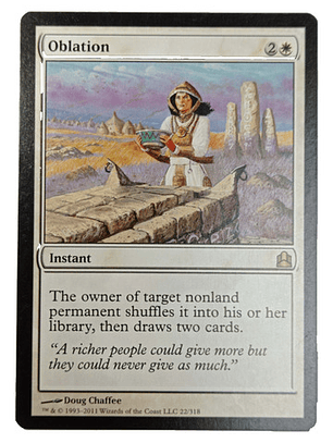 Carta Magic Oblation [c11] Mtg Instant