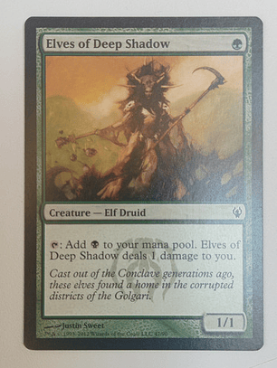 Carta Magic Elves Of Deep Shadow [izzet Golgari] Mtg Elf