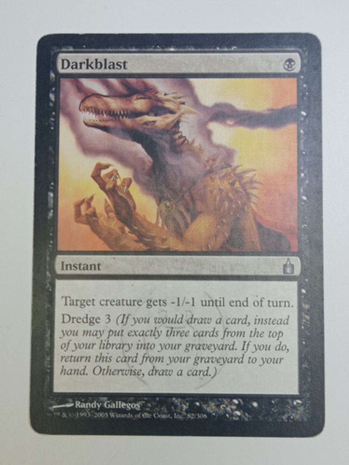 Carta Magic Darkblast [ravnica City] Mtg Instant 1