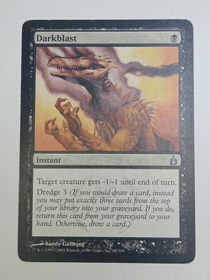 Carta Magic Darkblast [ravnica City] Mtg Instant