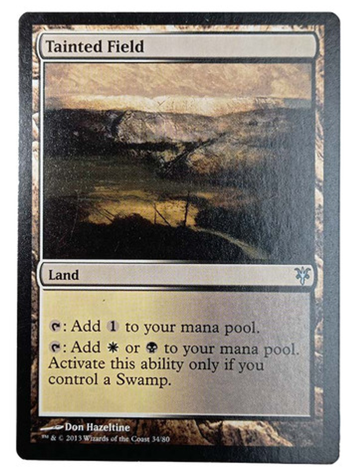Carta Magic Tainted Field [sorin V Tibalt] Mtg Land 1