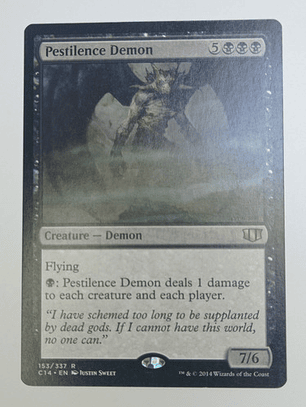 Carta Magic Pestilence Demon [c14] Mtg Demon
