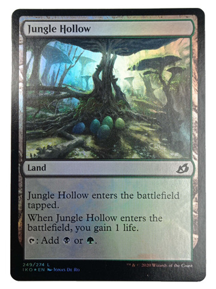 Carta Magic Jungle Hollow (foil) [ikoria] Mtg Land 1