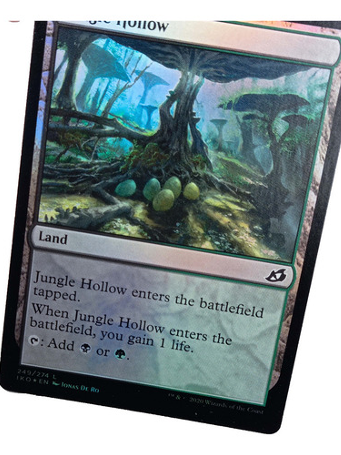 Carta Magic Jungle Hollow (foil) [ikoria] Mtg Land 2