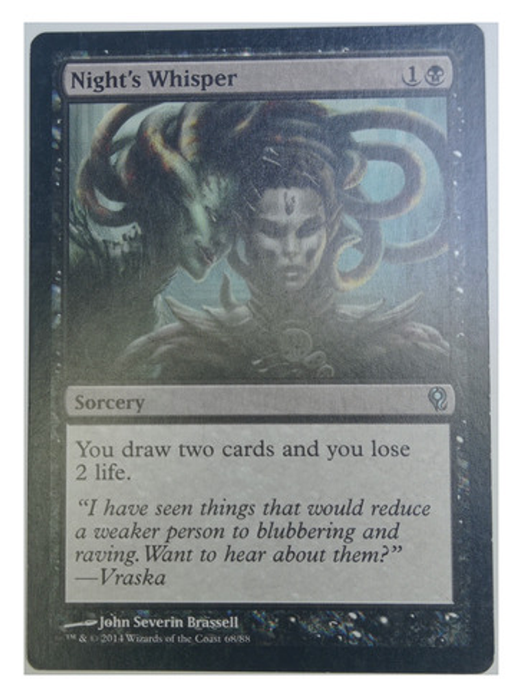 Carta Magic Night's Whisper [jace Vraska] Mtg Sorcery 1
