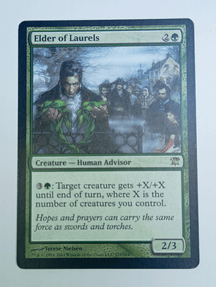 Carta Magic Elder Of Laurels [innistrad] Mtg Human Advisor
