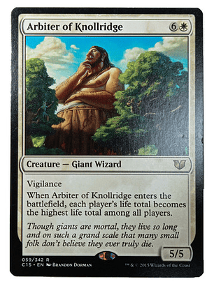 Carta Magic Arbiter Of Knollridge [c15] Mtg Giant Wizard