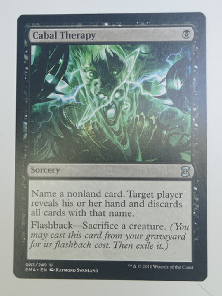 Carta Magic Cabal Therapy [eternal Masters] Mtg Sorcery 1
