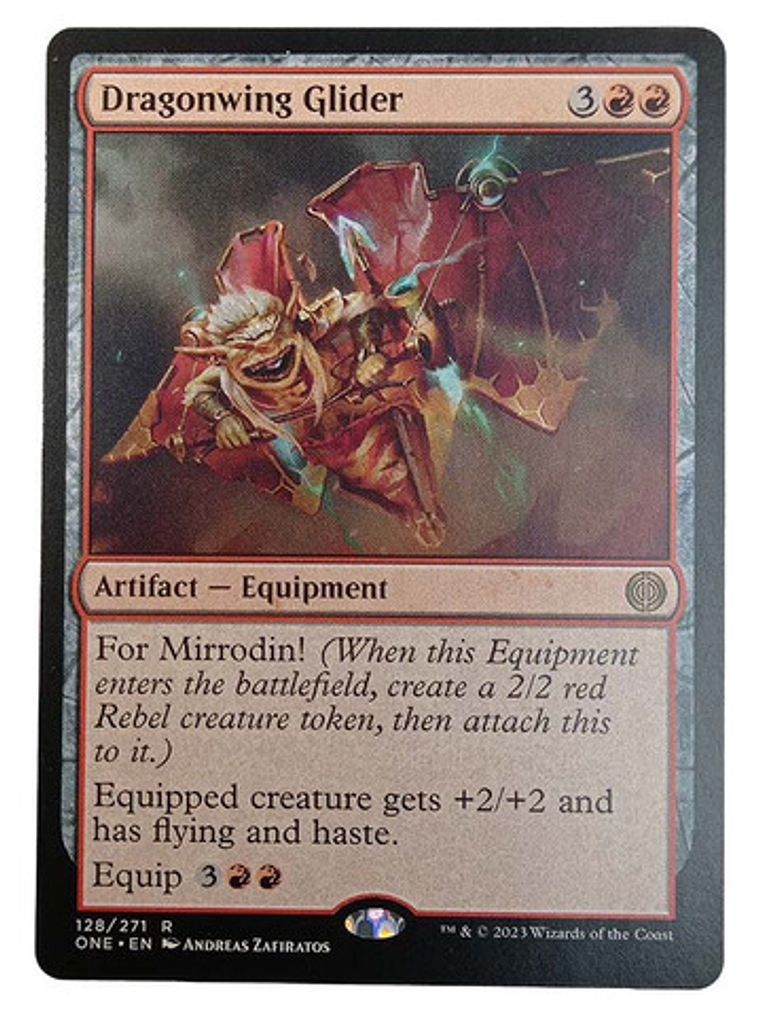 Carta Magic Rhuk Dragonwing Glider [phyrexia] Mtg Artifact 1
