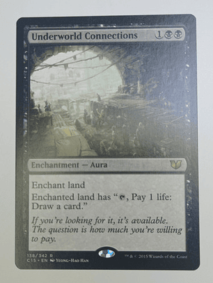 Carta Magic Underworld Connections [c15] Mtg Enchantment
