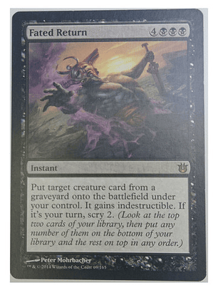 Carta Magic Fated Return [born Gods] Mtg Instant