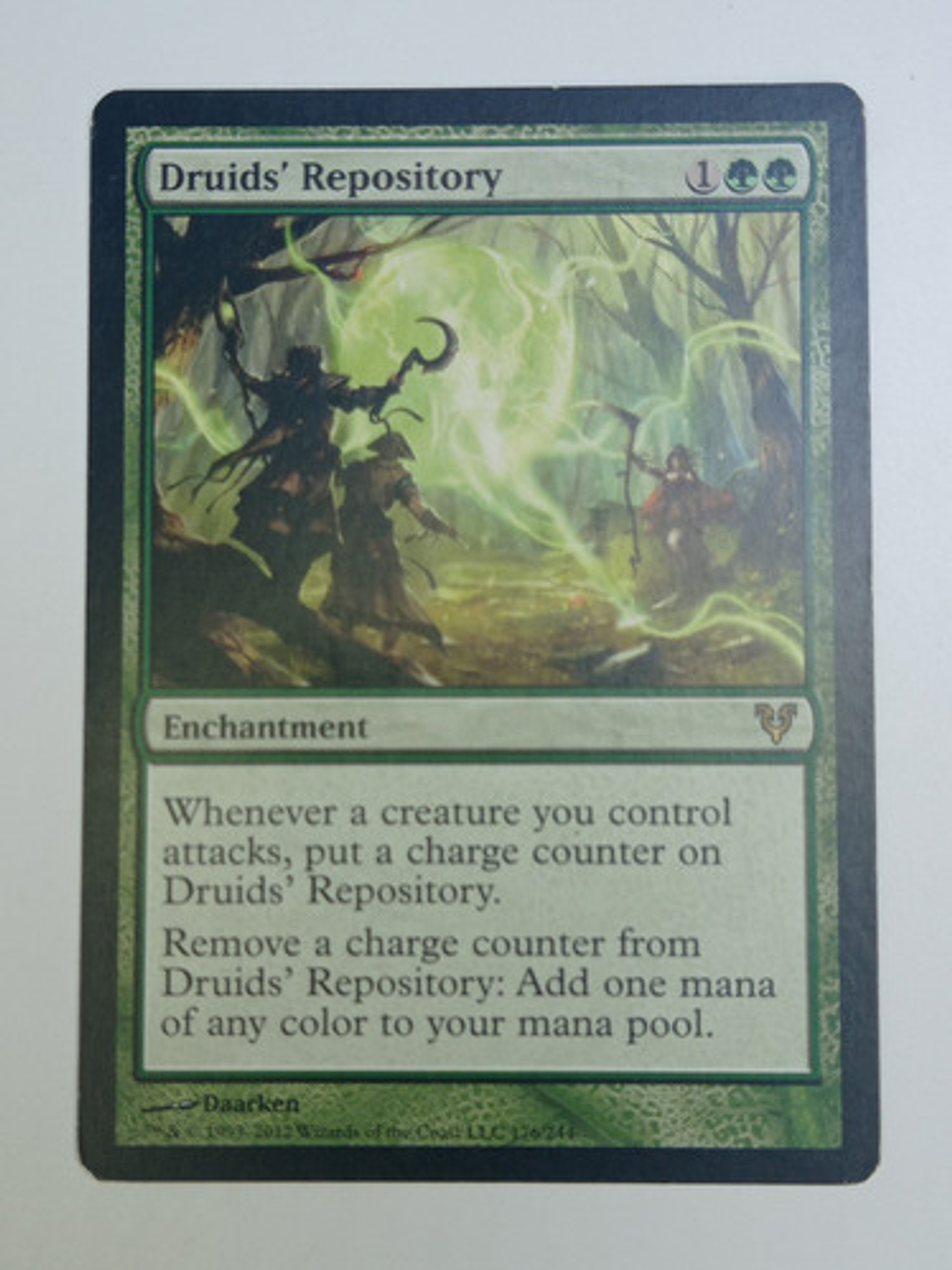 Carta Magic Druids' Repository [avacyn] Mtg Enchantment 1