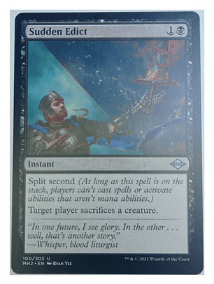 Carta Magic Sudden Edict [mh2] Mtg Instant