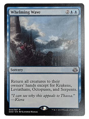 Carta Magic Whelming Wave [elspeth V Kiora] Mtg Sorcery