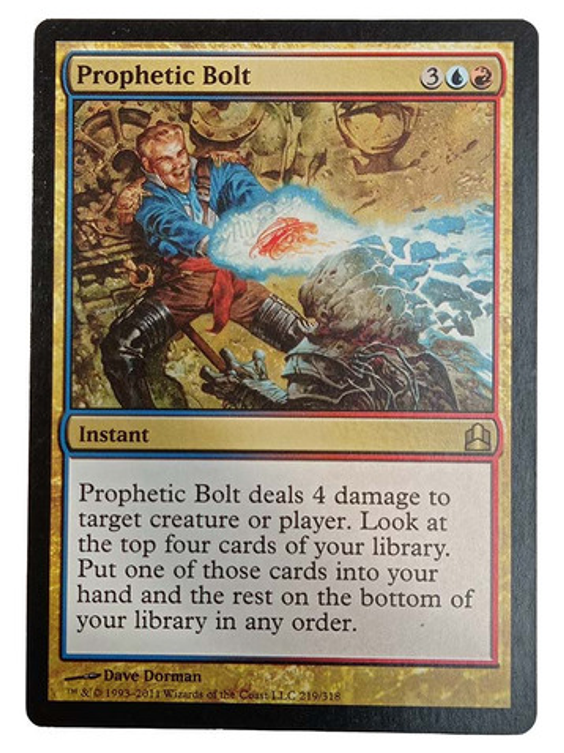 Carta Magic Prophetic Bolt [c11] Mtg Instant 1