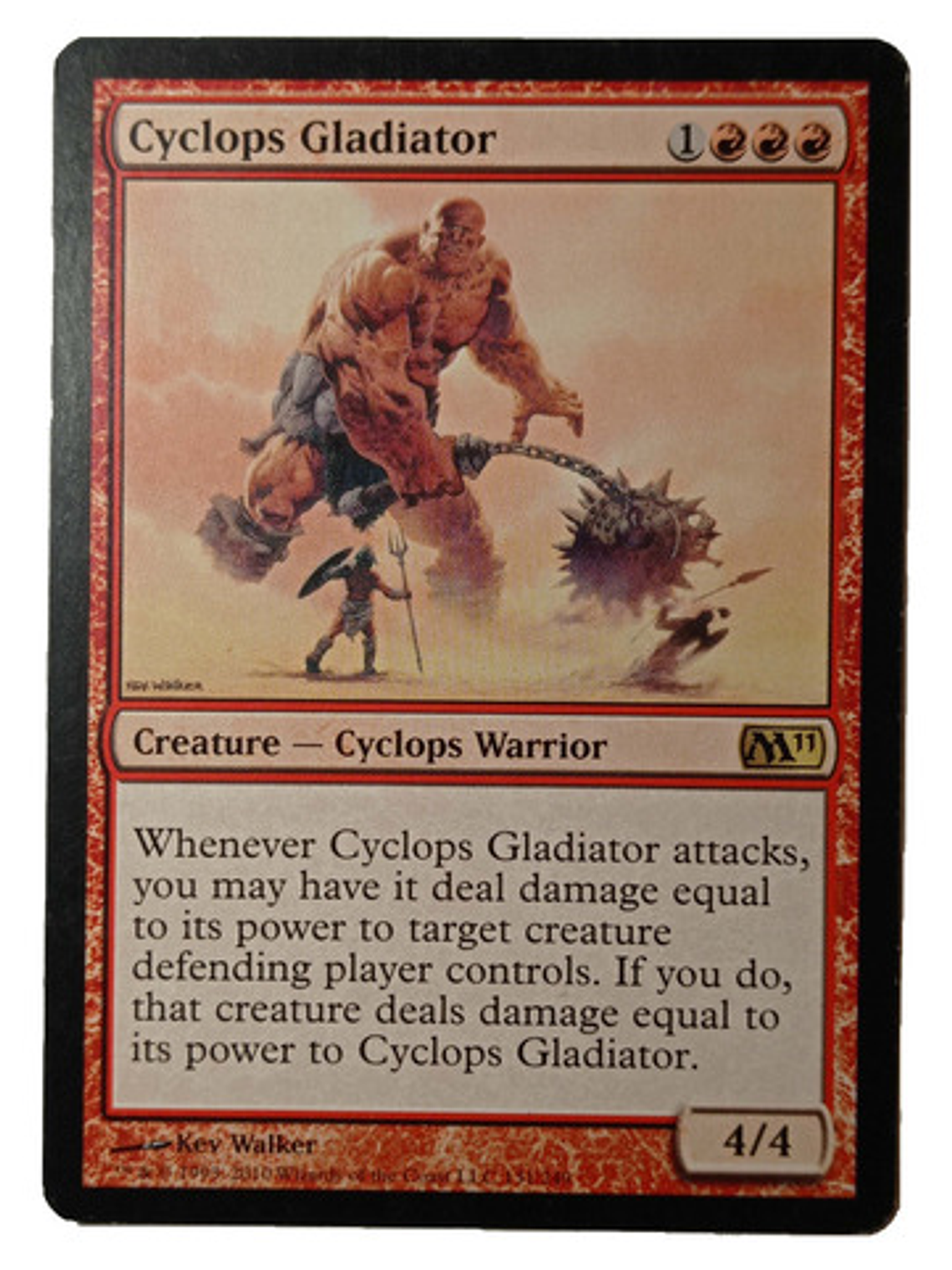 Carta Magic Cyclops Gladiator [m11] Mtg Warrior 1