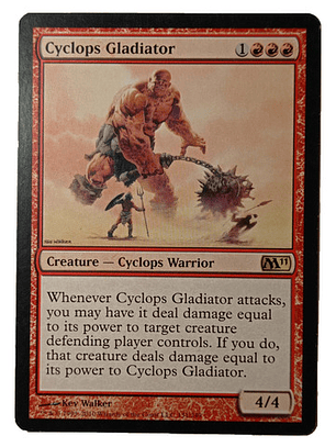 Carta Magic Cyclops Gladiator [m11] Mtg Warrior