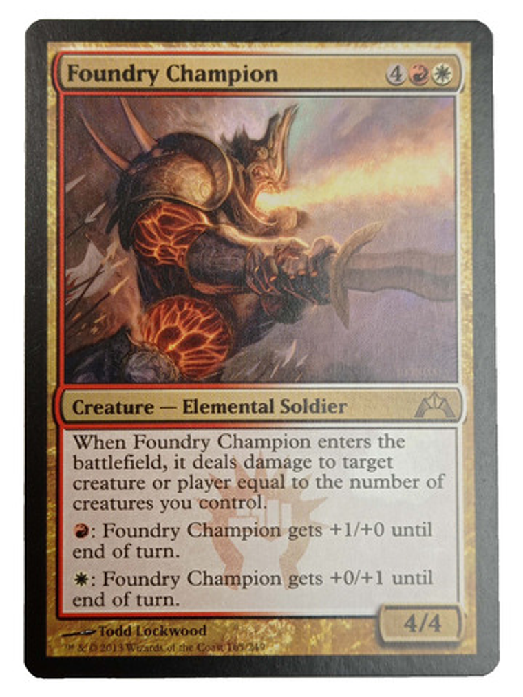 Carta Magic Foundry Champion [gatecrash] Mtg Elemental 1