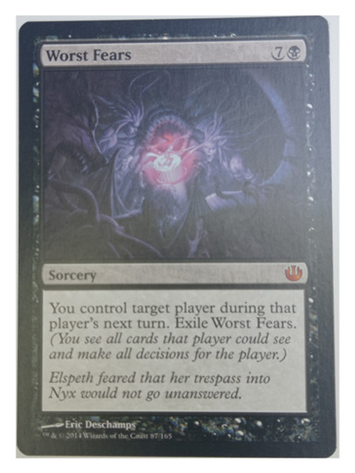 Carta Magic Worst Fears [nyx] Mtg Sorcery 1