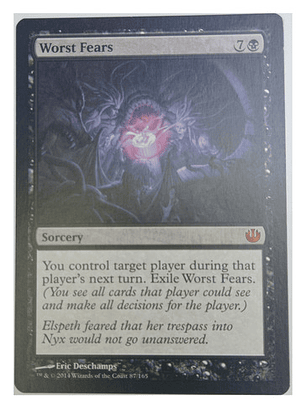 Carta Magic Worst Fears [nyx] Mtg Sorcery