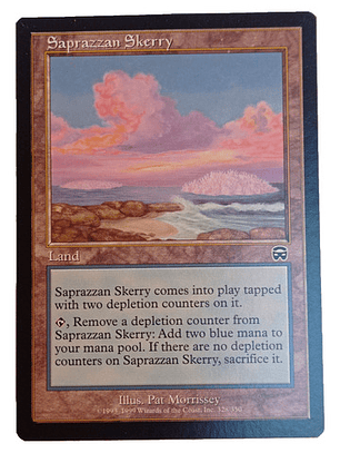 Carta Magic Saprazzan Skerry [mercadian] Mtg Land