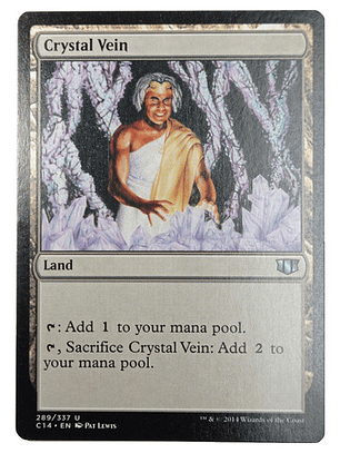 Carta Magic Crystal Vein [c14] Mtg Land