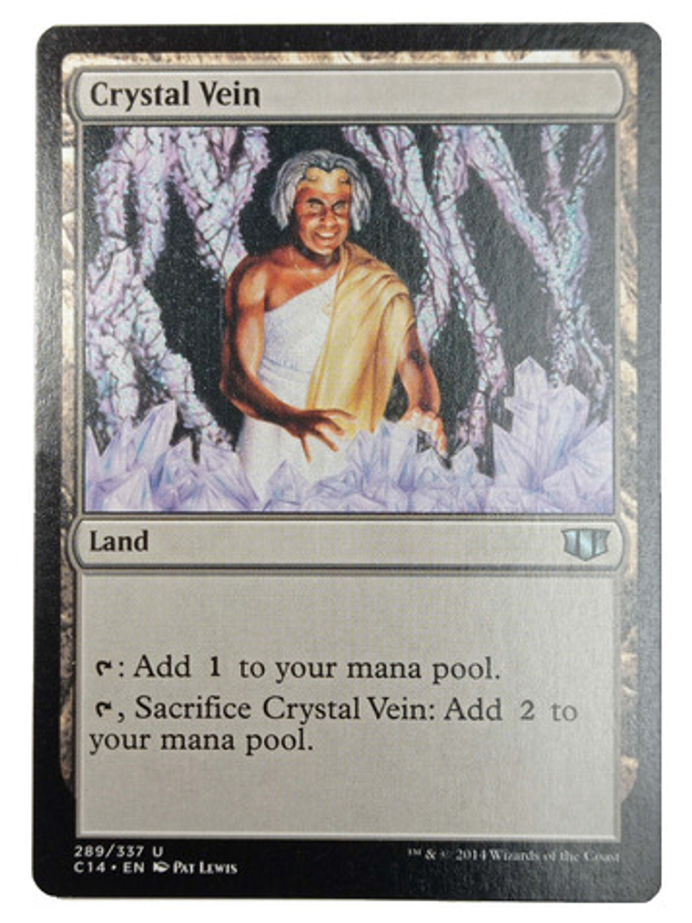Carta Magic Crystal Vein [c14] Mtg Land 1